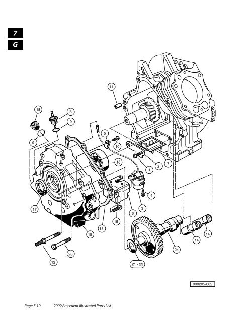 2009 Precedent Illustrated Parts List - Bennett Golf Cars