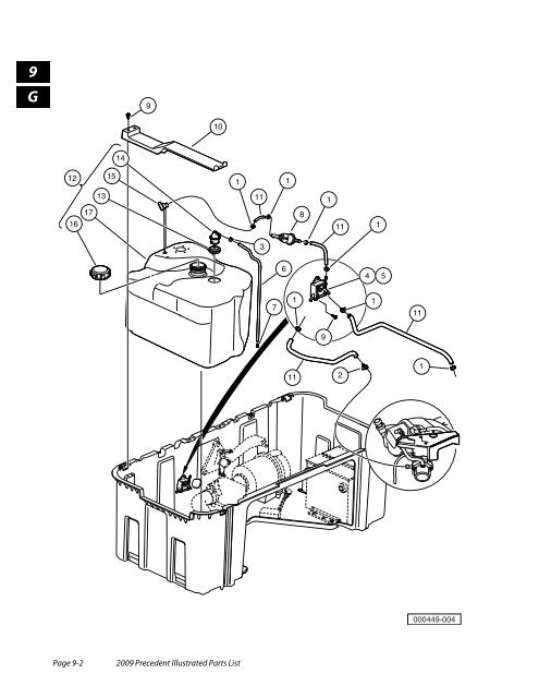 2009 Precedent Illustrated Parts List - Bennett Golf Cars