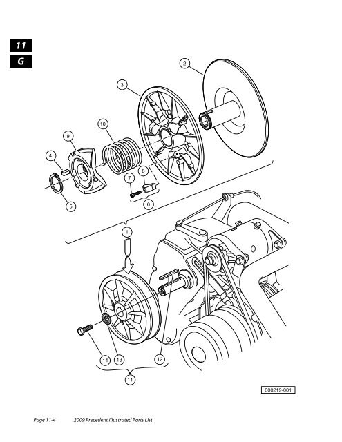 2009 Precedent Illustrated Parts List - Bennett Golf Cars