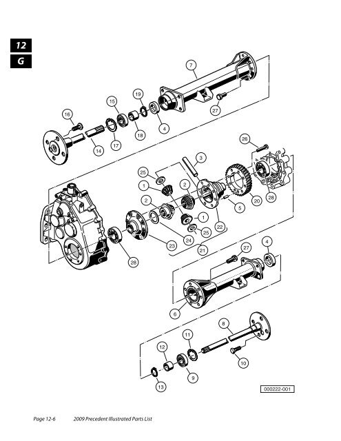 2009 Precedent Illustrated Parts List - Bennett Golf Cars