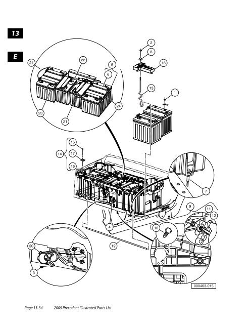 2009 Precedent Illustrated Parts List - Bennett Golf Cars