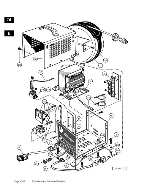 2009 Precedent Illustrated Parts List - Bennett Golf Cars