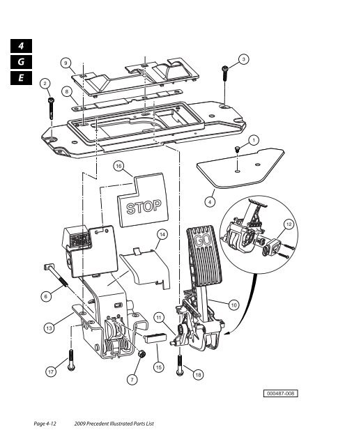 2009 Precedent Illustrated Parts List - Bennett Golf Cars