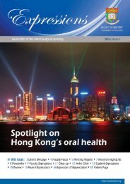 Expressions: Newsletter of the HKU Faculty of Dentistry, 2006, Issue 3