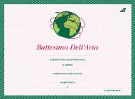 Battesimo Dell'Aria - Alitalia
