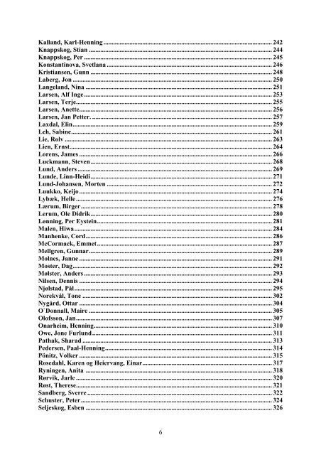 Faglig rapport 2005 - Helse Vest