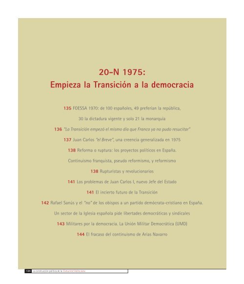 los partidos democrÃ¡ticos en la TransiciÃ³n polÃ­tica valenciana - CCOO