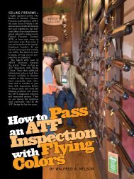 How to Pass an ATF Inspection