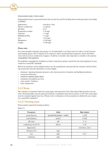 CAGE PROCESSING in Animal Facilities - Felasa