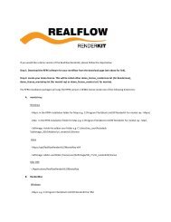 If you would like a demo version of the RealFlow Renderkit, please ...