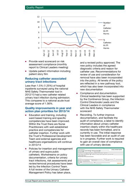 Annual Report and Accounts 2012/13 - Royal Bournemouth Hospital