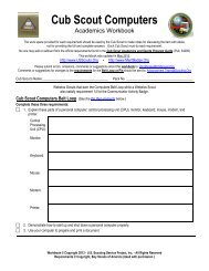 Cub Scout Computers Worksheet - Merit Badge Research Center