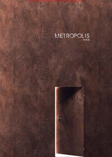 Metropolis Brochure - Barbour Product Search