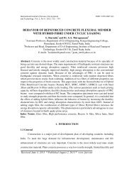 behavior of reinforced concrete flexural member with hybrid fibre ...