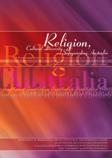 Religion Cultural Diversity andsafeguarding Australia