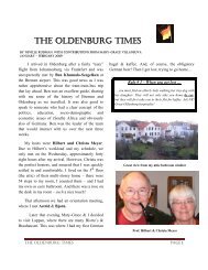 THE OLDENBURG TIMES