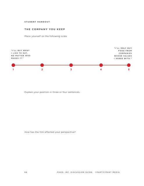 Food, Inc. Discussion Guide - TakePart