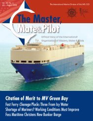 Citation of Merit to MV Green Bay - The International Organization of ...
