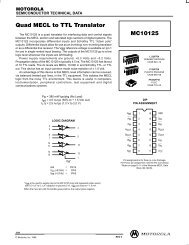 Quad MECL to TTL Translator MC10125 - Datasheet Catalog