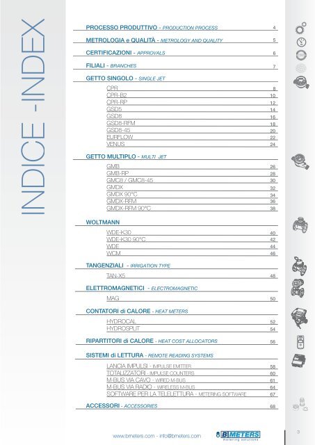 Catalogo BMeters - B Meters S.r.l.