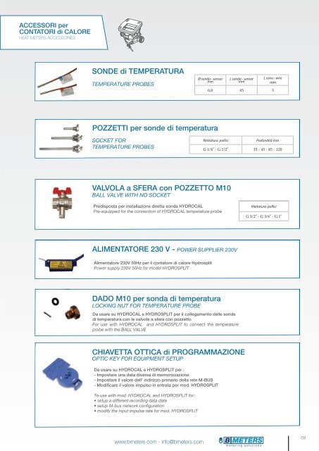 Catalogo BMeters - B Meters S.r.l.