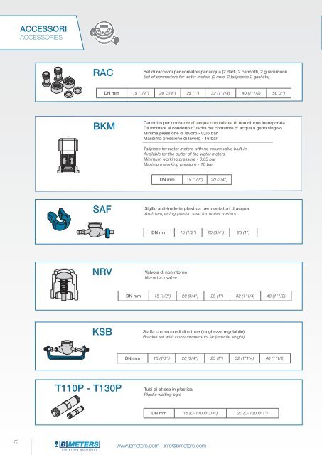 Catalogo BMeters - B Meters S.r.l.