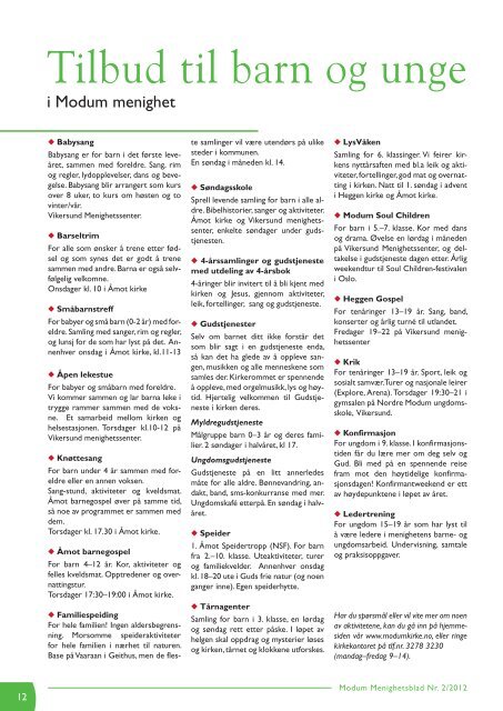 Nr. 2 - 2012 - kirkene i modum