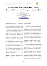 Comparison of the Goodness-of-Fit Tests: the Pearson Chi-square ...