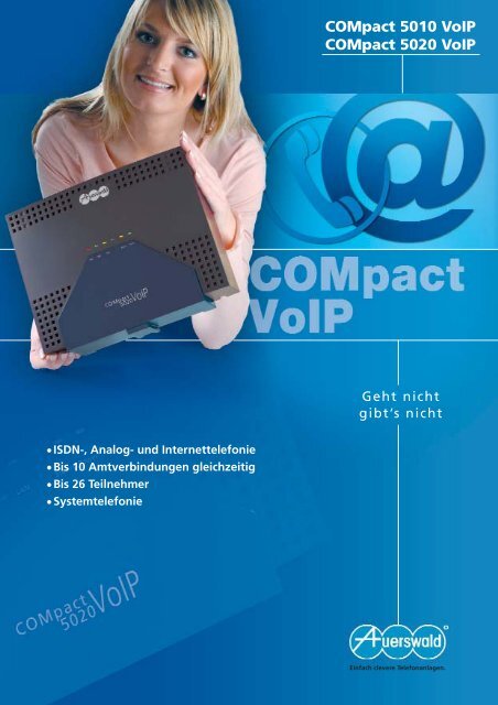 COMpact 5010 VoIP COMpact 5020 VoIP - produktinfo.conrad.com