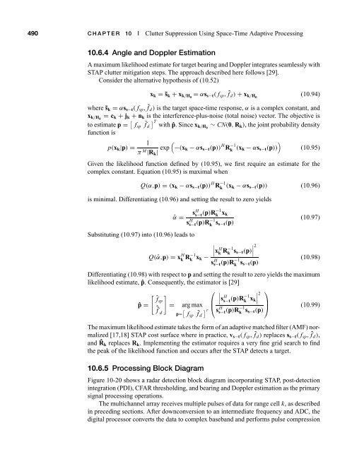 Principles of Modern Radar - Volume 2 1891121537