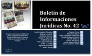 BoletÃ­n de Informaciones JurÃ­dicas No. 42 - Universidad de PanamÃ¡