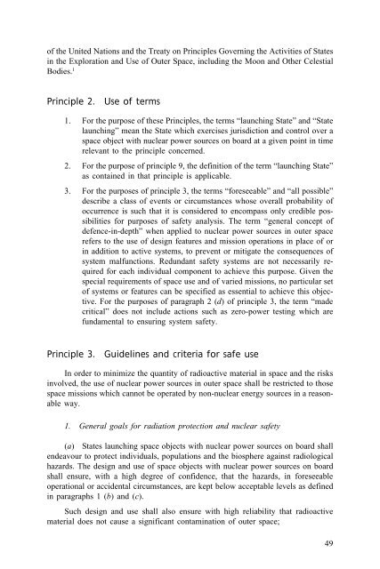 United Nations Treaties And Principles On Outer Space