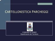 CARTELLONISTICA PARCHEGGI - Comune di Osimo