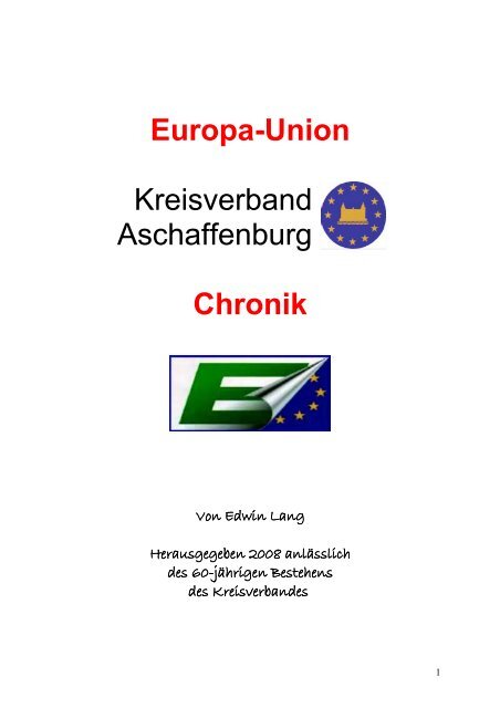 Europa-Union Kreisverband Aschaffenburg Chronik