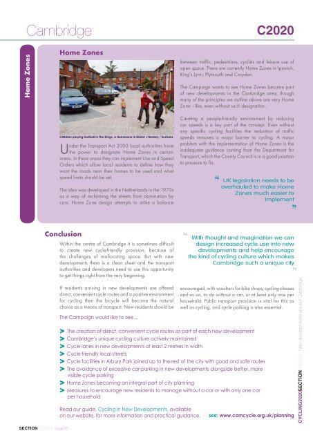 Printable PDF version - Cambridge Cycling Campaign