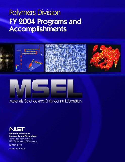 Materials Science and Engineering Laboratory FY 2004 ... - NIST