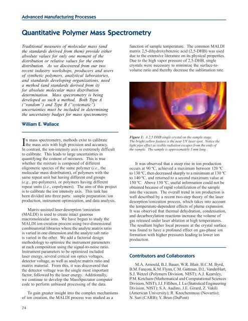 Materials Science and Engineering Laboratory FY 2004 ... - NIST