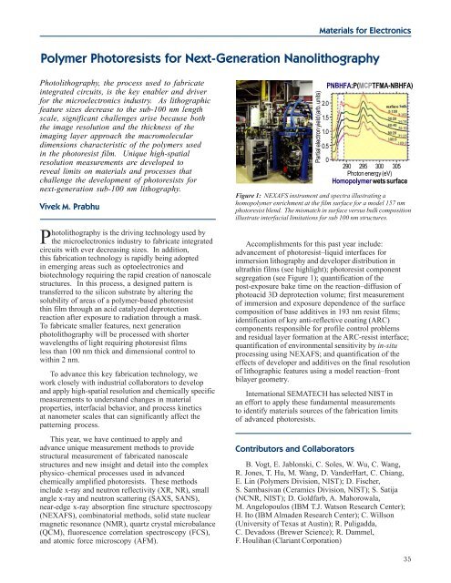 Materials Science and Engineering Laboratory FY 2004 ... - NIST