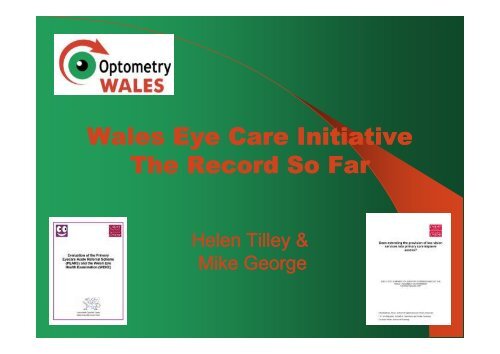the record so far. Helen Tilley and Mike George