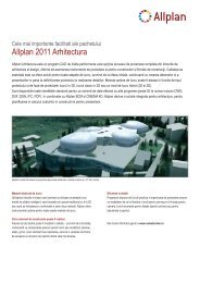 Allplan 2011 Arhitectura - proiectare arhitectura constructii