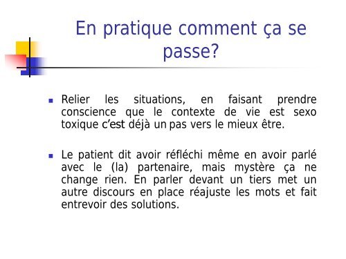 L'Ã©valuation est elle dÃ©jÃ  thÃ©rapeutique? - FF3S