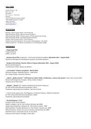 Alex Traila Resume May 2012 (PDF 272 kb - Co-Production Platform