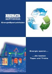 EnergieSparLeitfaden Energie sparen... ...die besten Tipps und Tricks