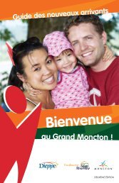 Guide des nouveaux arrivants Bienvenue - Ville de Moncton