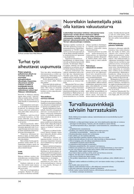 HyvÃ¤ tiimi â parempi mieliâ - Suomen Merimies-Unioni