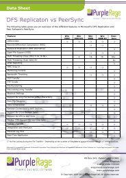 Microsoft DFS Replication vs PeerSync - Purple Rage