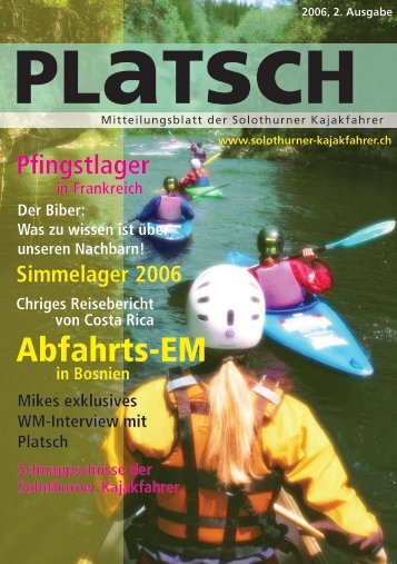 platsch 2/2006 - Solothurner Kajakfahrer