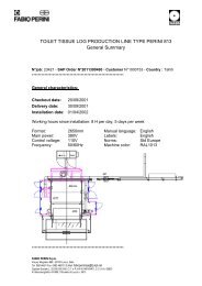 TOILET TISSUE LOG PRODUCTION LINE TYPE PERINI ... - Exapro