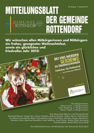 MITTEILUNGSBLATT DER GEMEINDE ROTTENDORF