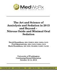 The Art and Science of Anxiolysis and Sedation in 2013 and Beyond ...